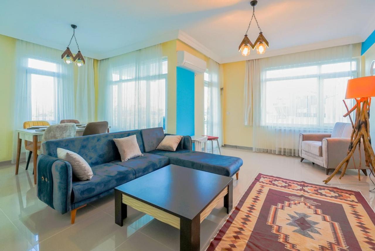 Central And Comfy Flat With Balcony In Muratpasa Antalya Eksteriør billede